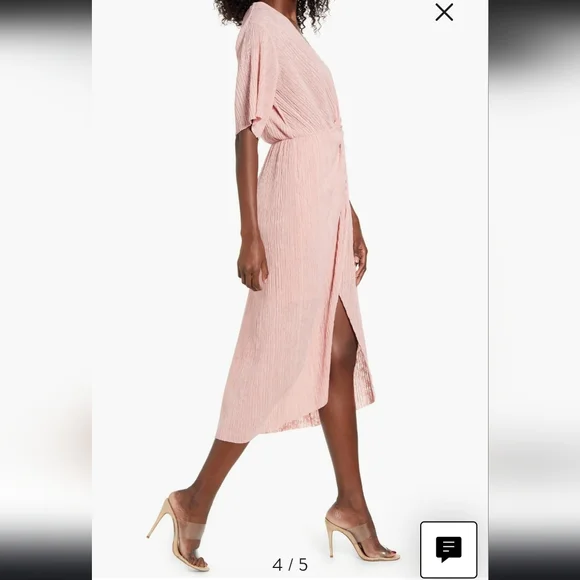 FINAL PRICE!! All in Favor Terracotta Midi Dress - Picture 5 of 8